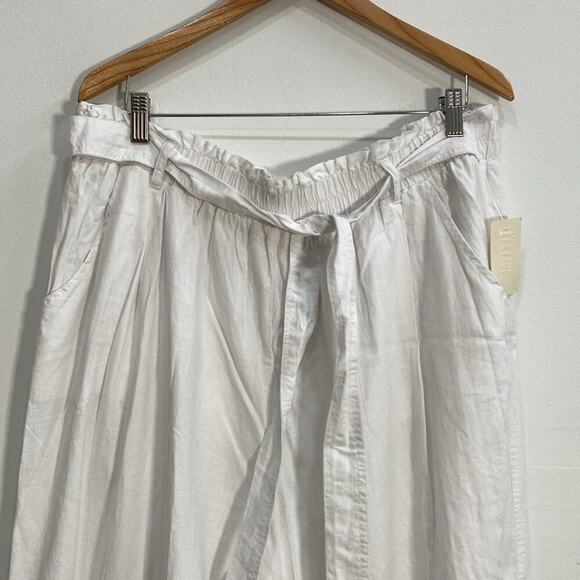 Nurture by Westbound 1Xs Pants Linen Rayon White - Picture 7 of 10